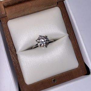 ONE DAY SALE!! 1.44 carat lab grown diamond & real diamond earrings